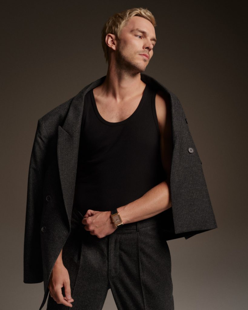 Nicholas Hoult in Jaeger-LeCoultre's 'The Hour Before'. Jaeger-LeCoultre Reverso Tribute Chronograph