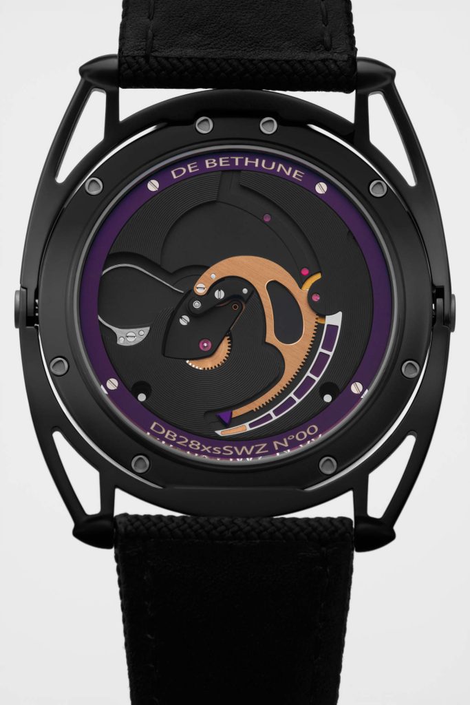 De Bethune DB28xs Dark Sand - Light, absorbed in zirconium