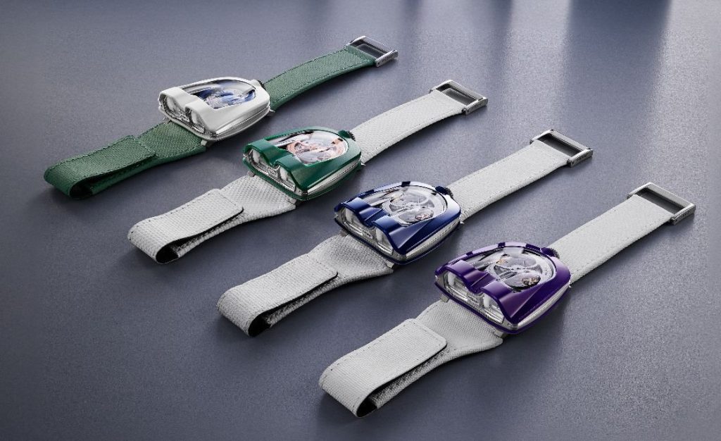 MB&F's New Spark: The SP One & HM8 Mark 2 Purple