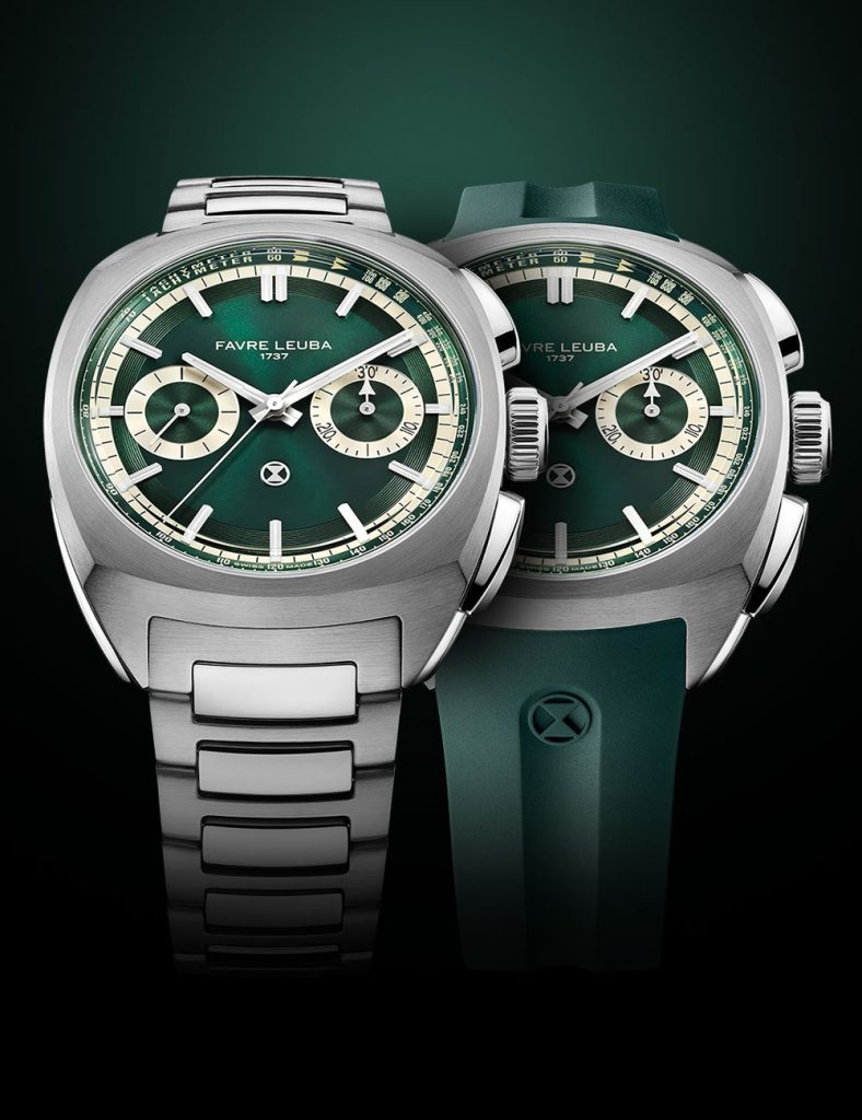 Favre Leuba's Chief Chronograph: Racing Green and Dune Editions Rev Up Enthusiasm