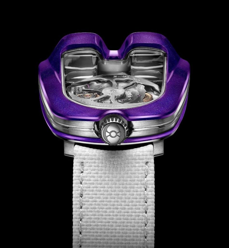 MB&F's New Spark: The SP One & HM8 Mark 2 Purple