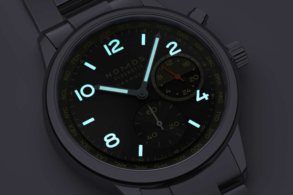 Night Navigation: NOMOS Glashütte Lights Up the Global Stage with Worldtimer
