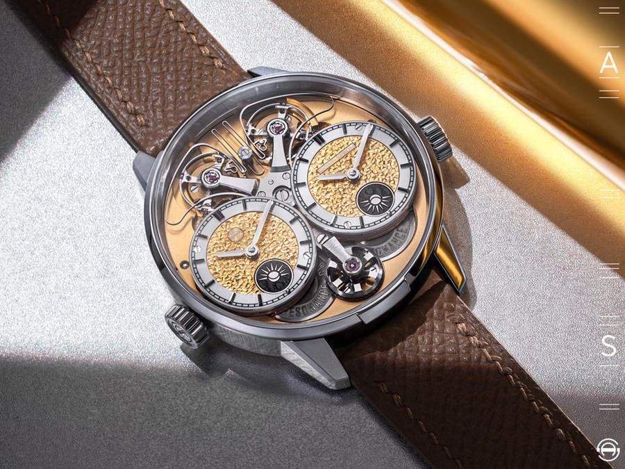 Armin Strom and Revolution Unveil the Dual Time GMT Resonance 'Tremblage'
