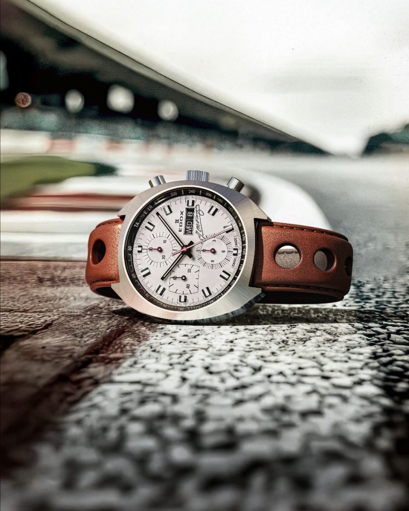 Edox Honors Racing Legend Juan Manuel Fangio with Limited Edition Sportsman Chronograph
