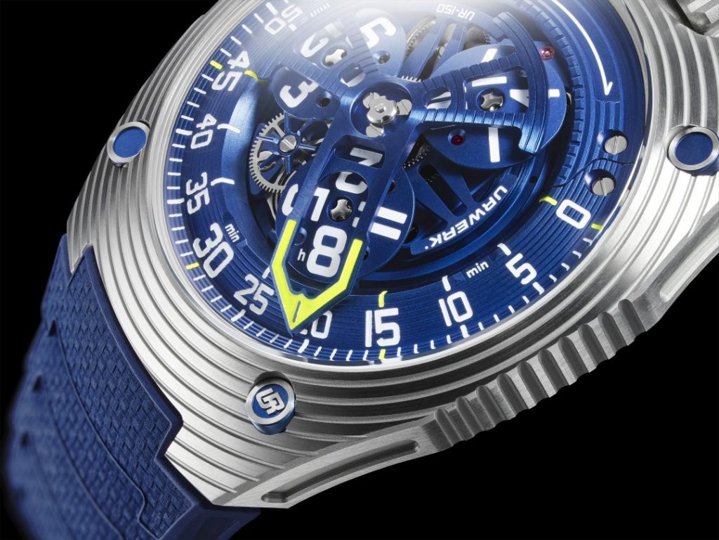 URWERK Unveils the Dazzling UR-150 Blue Scorpion