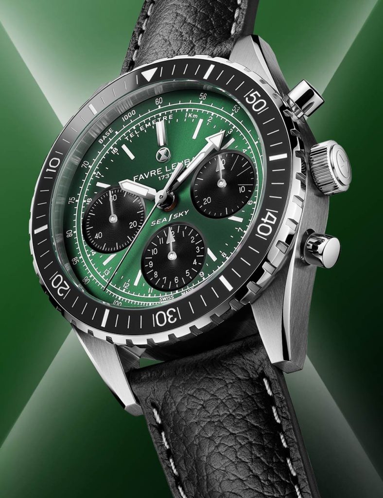 Favre Leuba's Sea Sky Revival Returns With a Vibrant Green Dial
