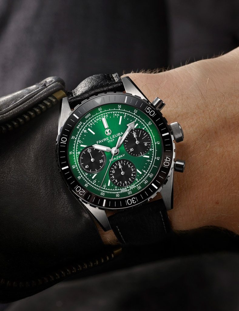Favre Leuba's Sea Sky Revival Returns With a Vibrant Green Dial