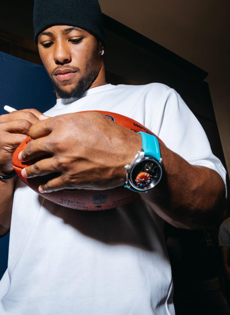 H. Moser & Cie. Partners with NFL Star Saquon Barkley