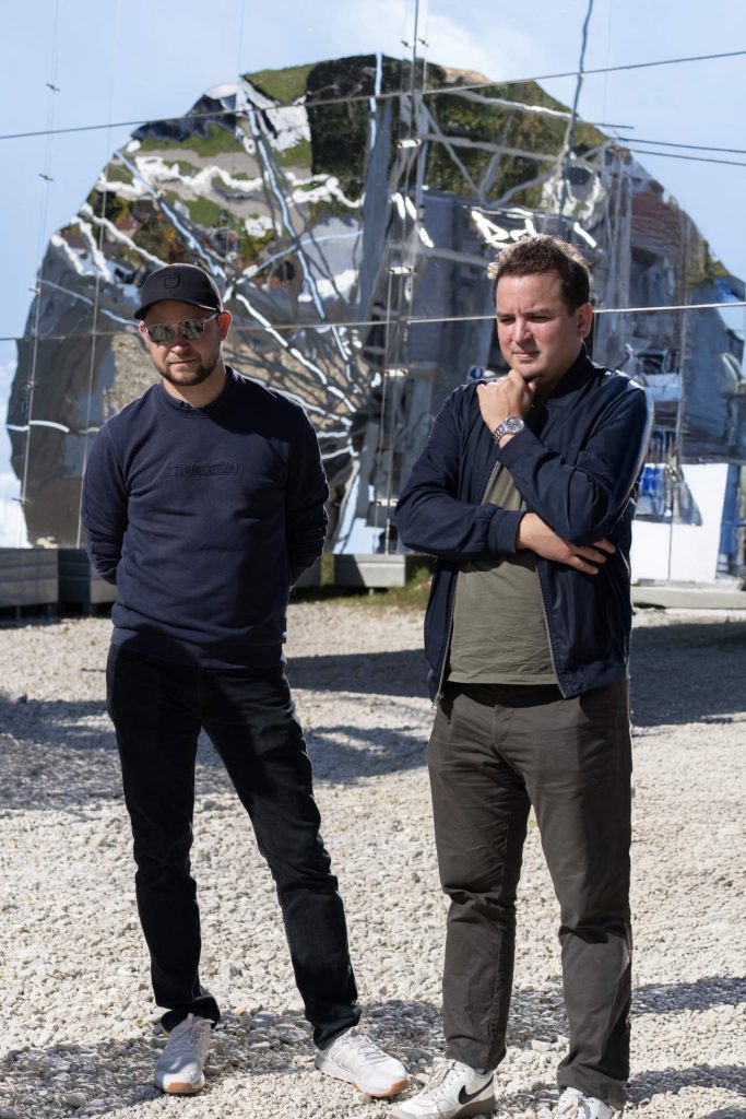 ID Genève Unveils World’s First Watches Crafted From Solar-Melted Steel. Cedric Mulhauser (ID Genève Left) & Nicolas Freudiger (ID Genève)