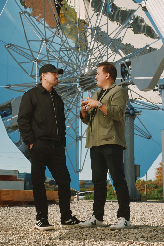 ID Genève Unveils World’s First Watches Crafted From Solar-Melted Steel. Credits ID Genève : Leonardo DiCaprio & Nicolas Freudiger