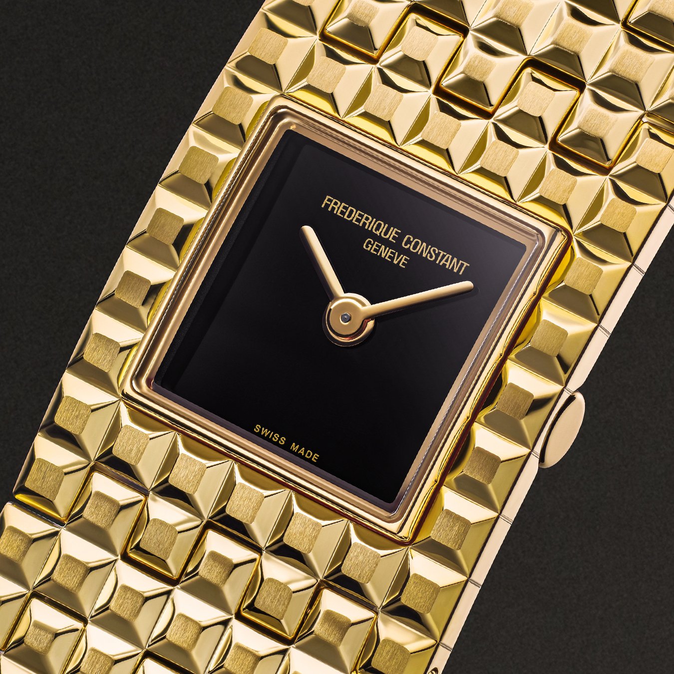 Frederique Constant unveils a black onyx twist to the Classics Manchette