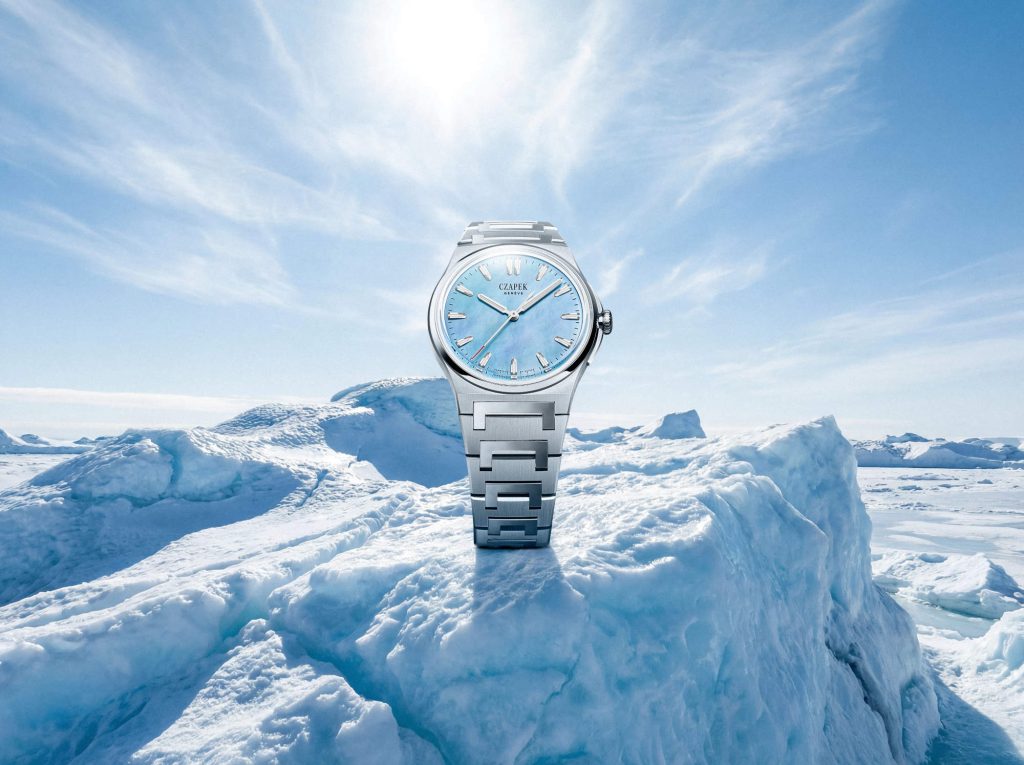 Nacre, Composed: Czapek Antarctique S Ice Cloud and Promenade Midnight Pearl
