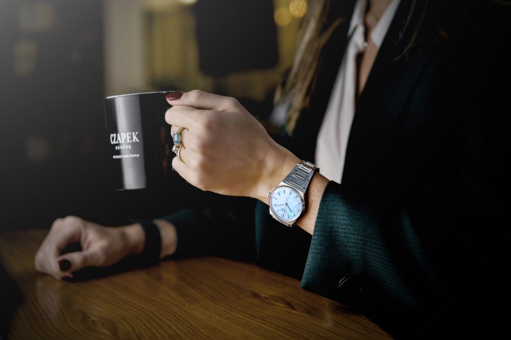 Nacre, Composed: Czapek Antarctique S Ice Cloud and Promenade Midnight Pearl