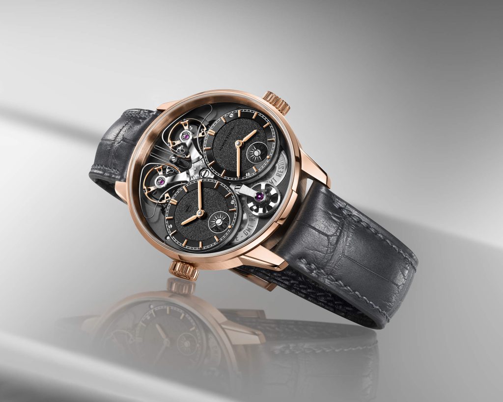 Armin Strom Dual Time GMT Resonance Rose Gold - two time zones, one heartbeat