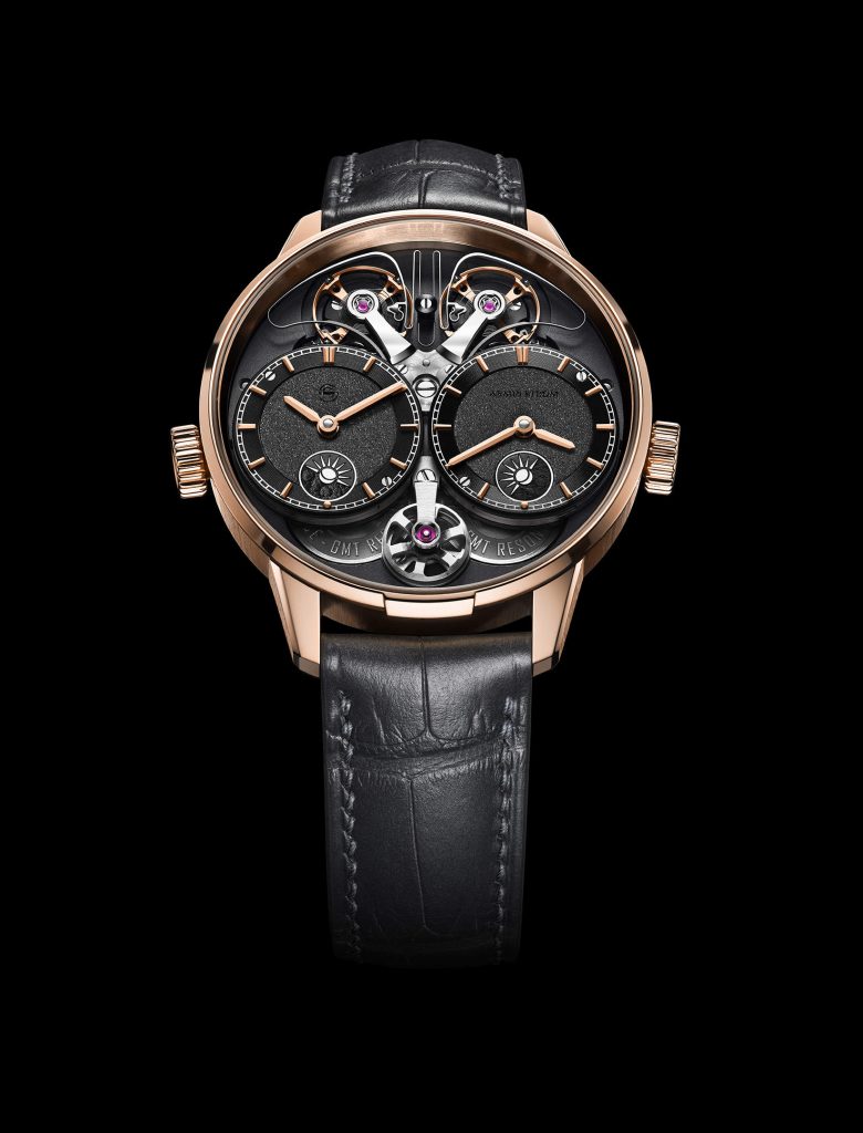 Armin Strom Dual Time GMT Resonance Rose Gold - two time zones, one heartbeat