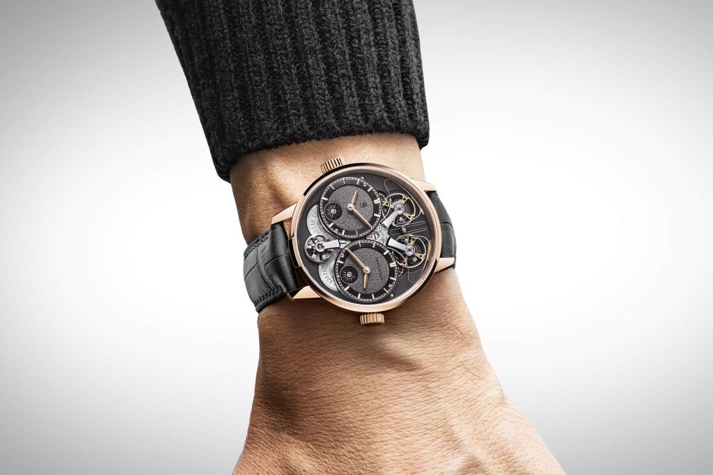 Armin Strom Dual Time GMT Resonance Rose Gold - two time zones, one heartbeat