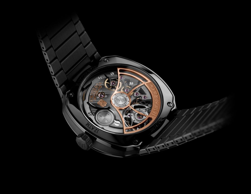 H. Moser Streamliner Tourbillon Concept Ceramic – red fire in a cool shell