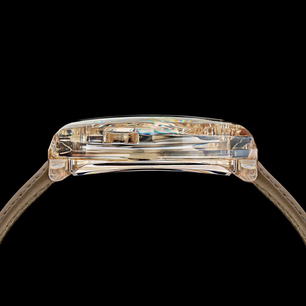 ArtyA Purity Moissanite Curvy Tourbillon - Starlight in a Curved Case