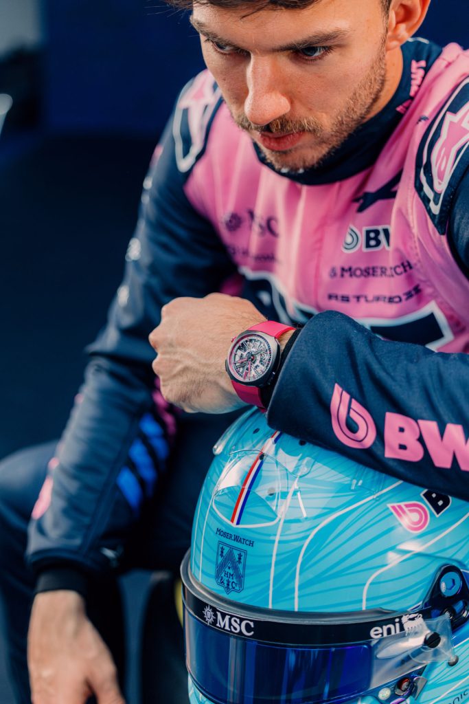 Moser Streamliner Alpine Pink Editions - precision in full colour