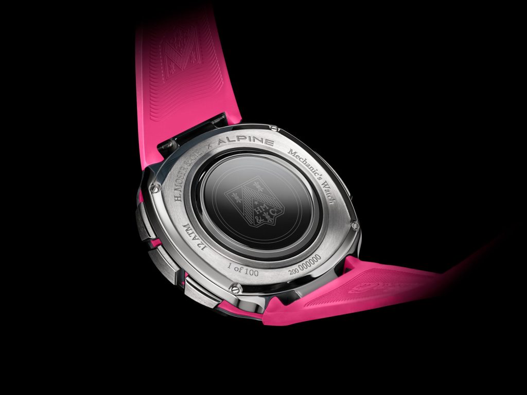 Moser Streamliner Alpine Pink Editions - precision in full colour