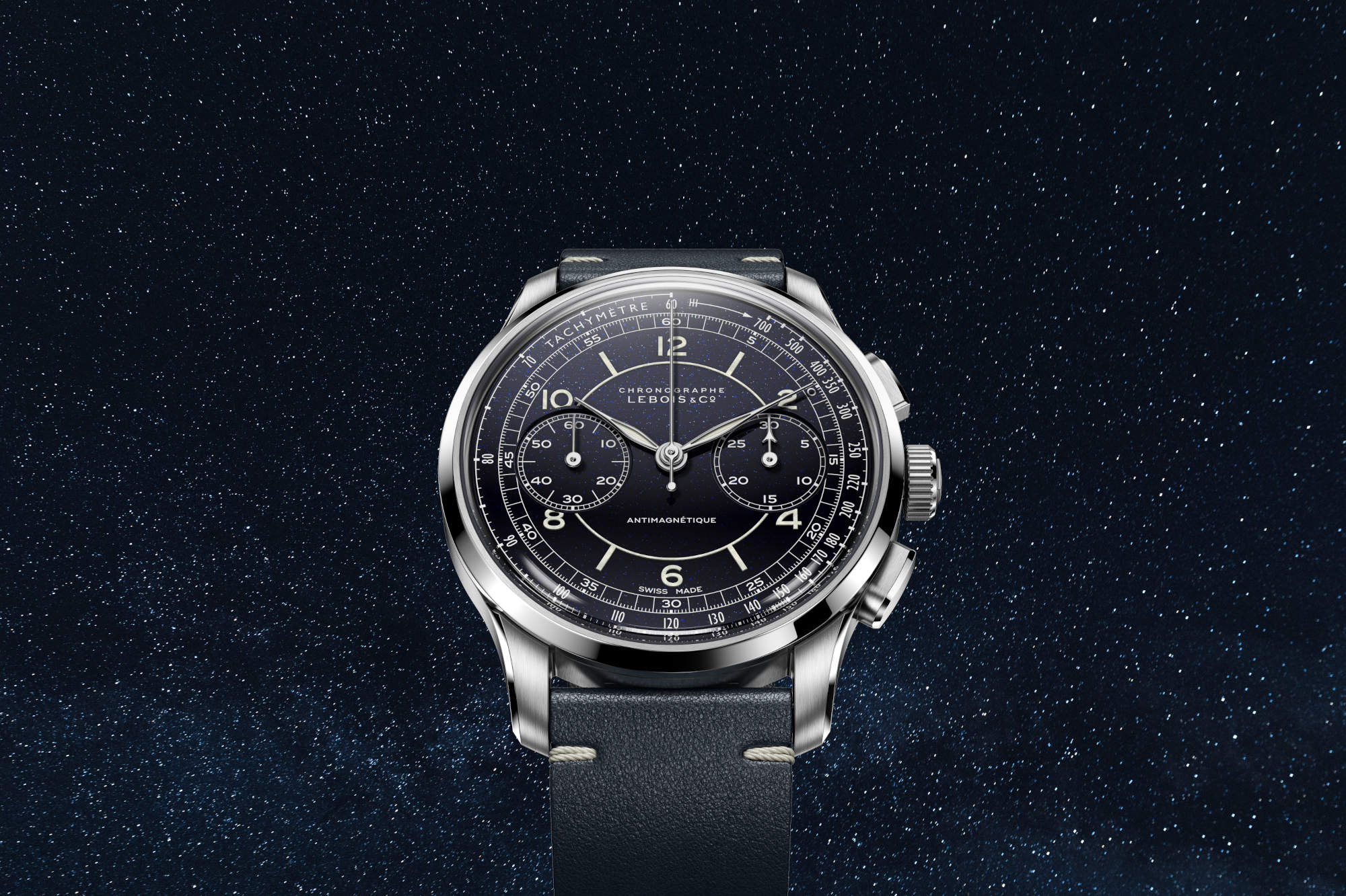 Lebois & Co Heritage Sector Chronograph Aventurine – depth with discipline