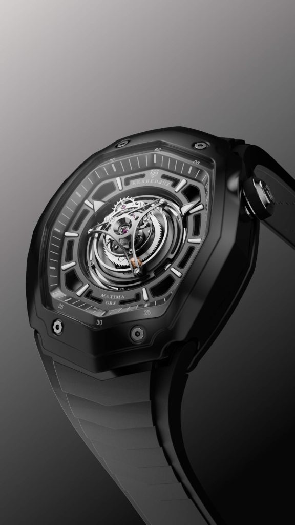 Kerbedanz Maxima GR8 39mm in Black and White Ceramic