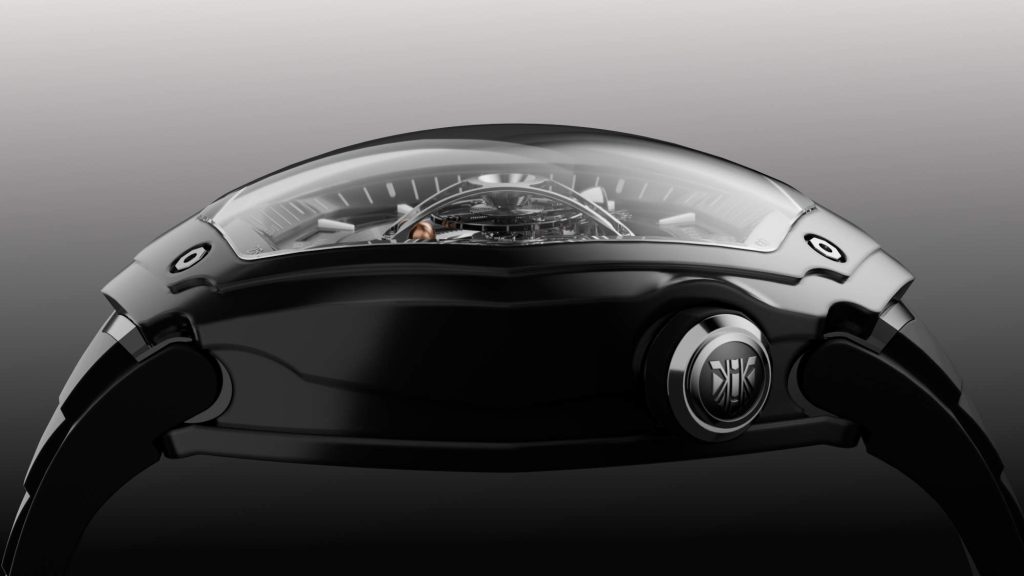 Kerbedanz Maxima GR8 39mm in Black and White Ceramic