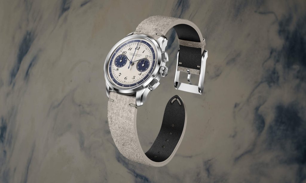 Quiet contrast - Lebois & Co Heritage Atelier Chronograph Bleu sur Blanc