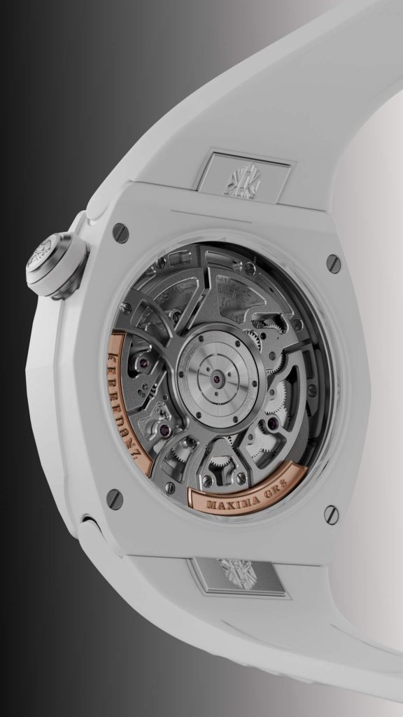 Kerbedanz Maxima GR8 39mm in Black and White Ceramic