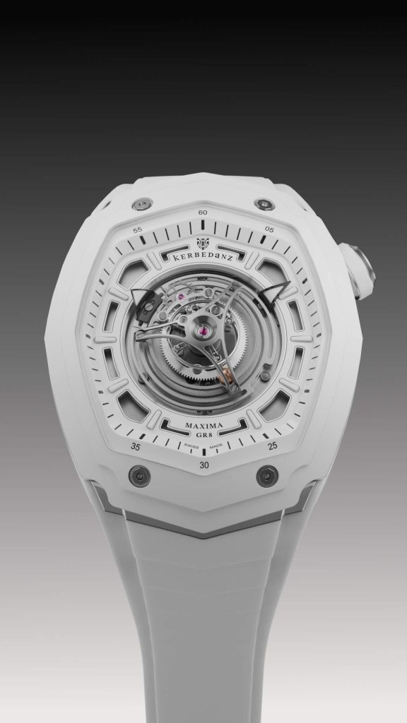 Kerbedanz Maxima GR8 39mm in Black and White Ceramic