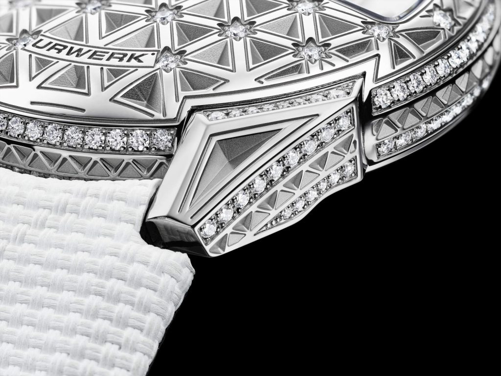 URWERK UR-101 Diamond Sky – wandering hours under a starlit grid