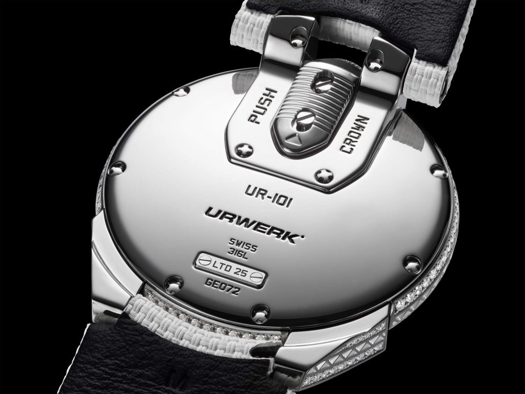 URWERK UR-101 Diamond Sky – wandering hours under a starlit grid