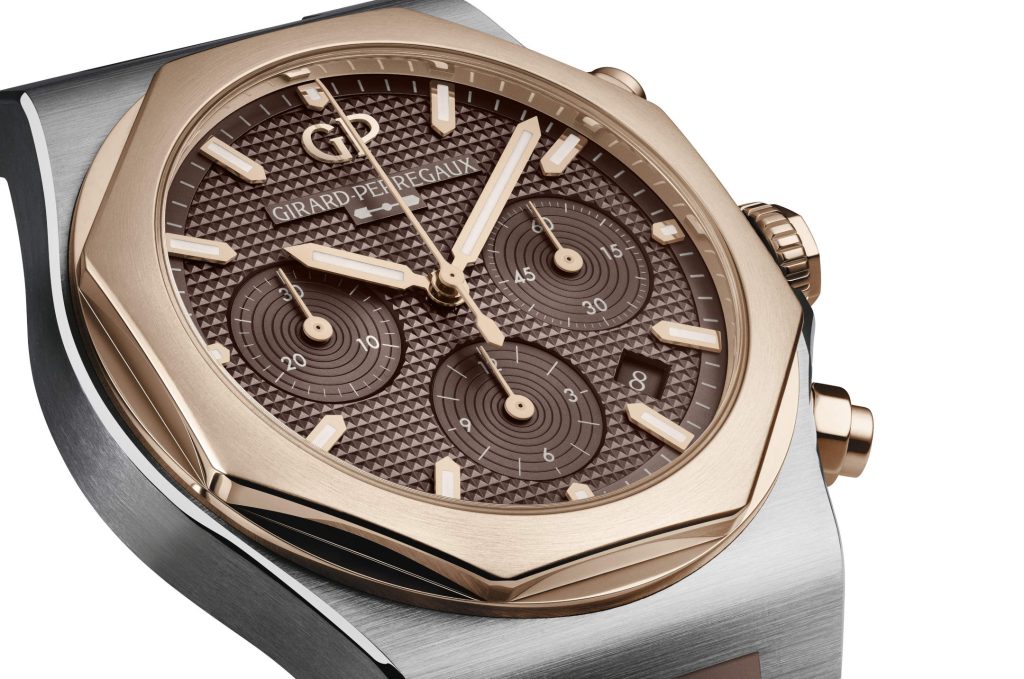 Girard-Perregaux Laureato Chronograph 42 mm - two-tone restraint, 1970s bite