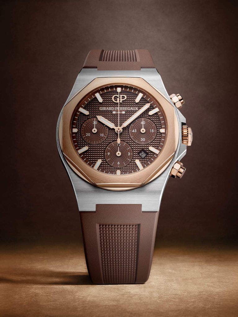 Girard-Perregaux Laureato Chronograph 42 mm - two-tone restraint, 1970s bite