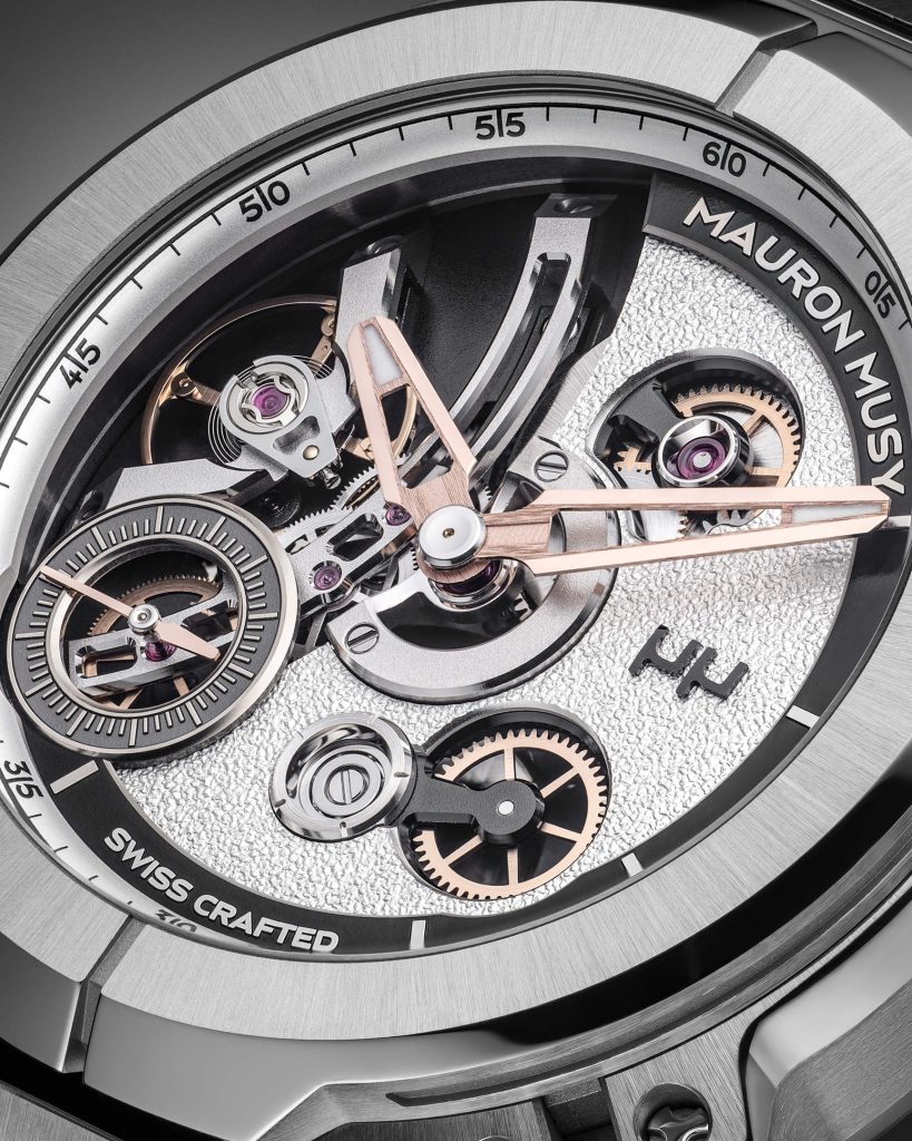 MAURON MUSY MU09 NODE - First Manufacture Movement and Integrated Bracelet