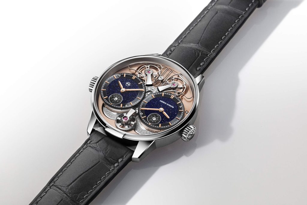Armin Strom Dual Time GMT Resonance Aventurine - a restrained night sky in resonance