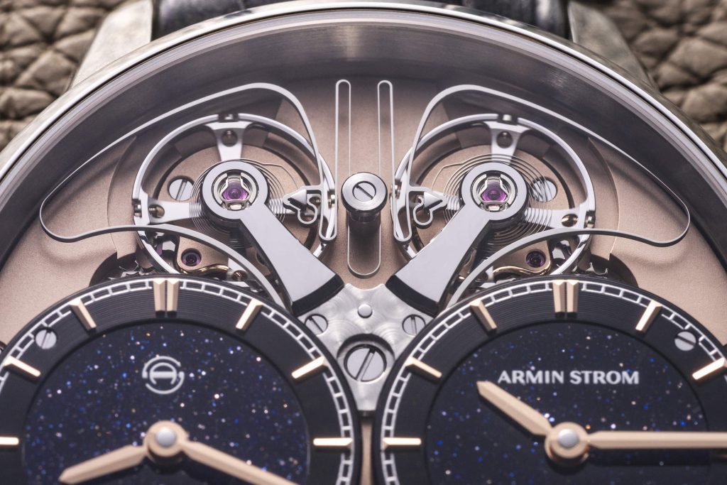 Armin Strom Dual Time GMT Resonance Aventurine - a restrained night sky in resonance