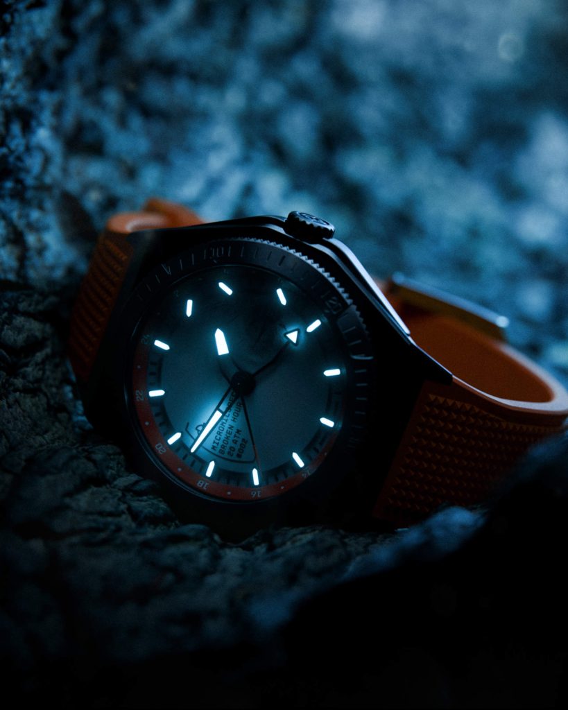 Micromilspec x Black Badger Broken Hour - a GMT with story scars
