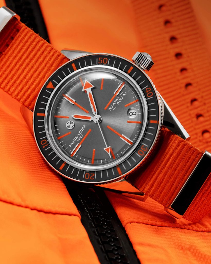Favre Leuba Deep Raider Revival in Orange - Neo‑vintage with purpose