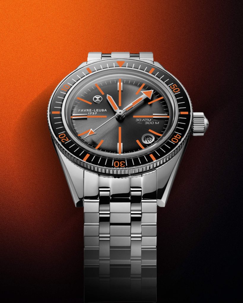 Favre Leuba Deep Raider Revival in Orange - Neo‑vintage with purpose