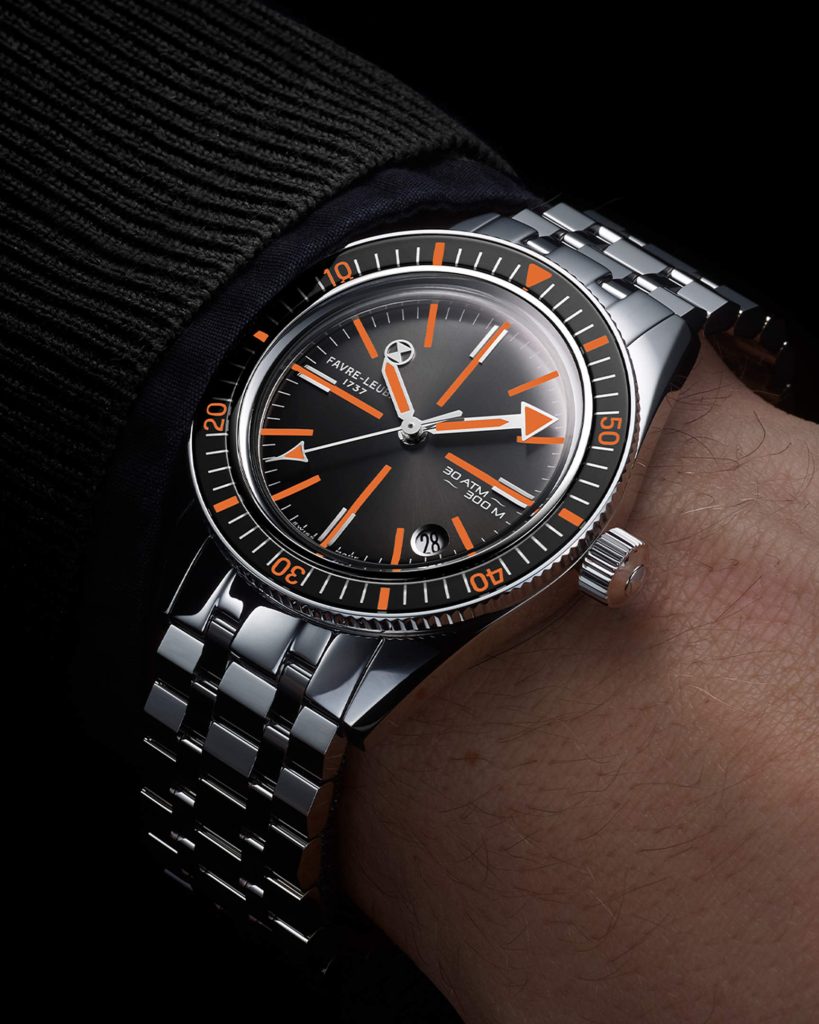 Favre Leuba Deep Raider Revival in Orange - Neo‑vintage with purpose