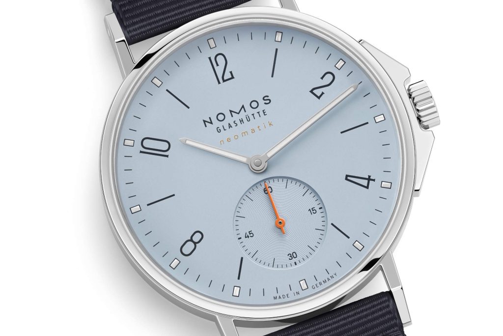 NOMOS Ahoi neomatik Sky and Sand - summer hues, serious watchmaking