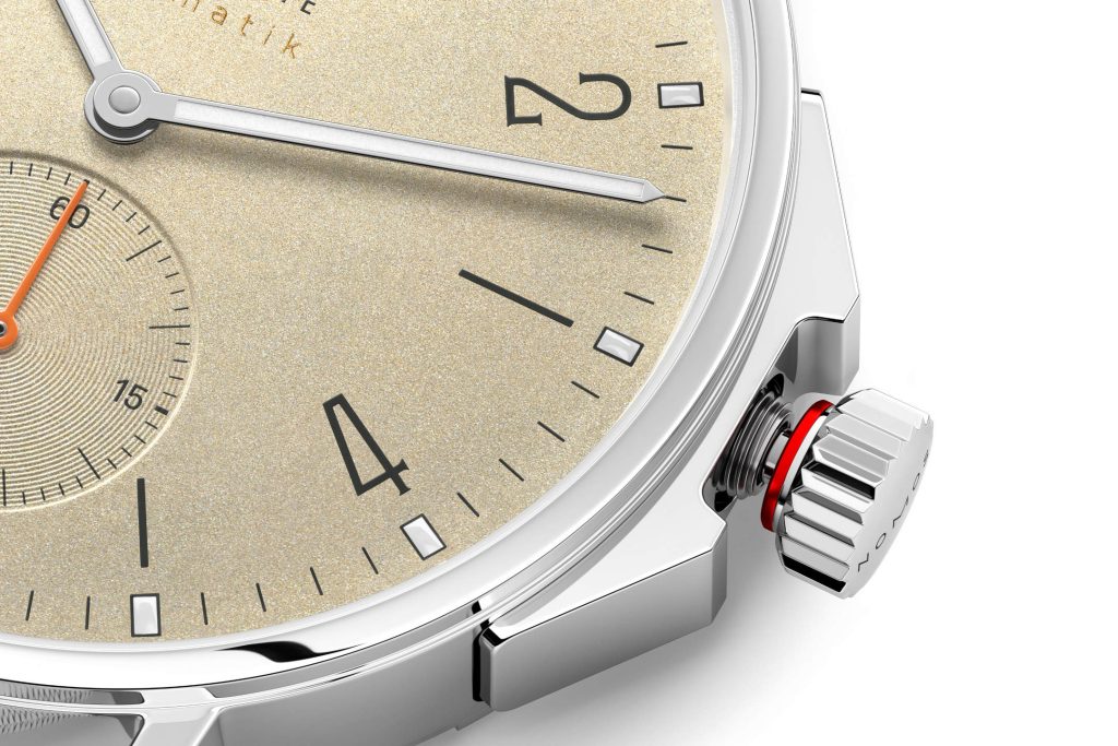 NOMOS Ahoi neomatik Sky and Sand - summer hues, serious watchmaking