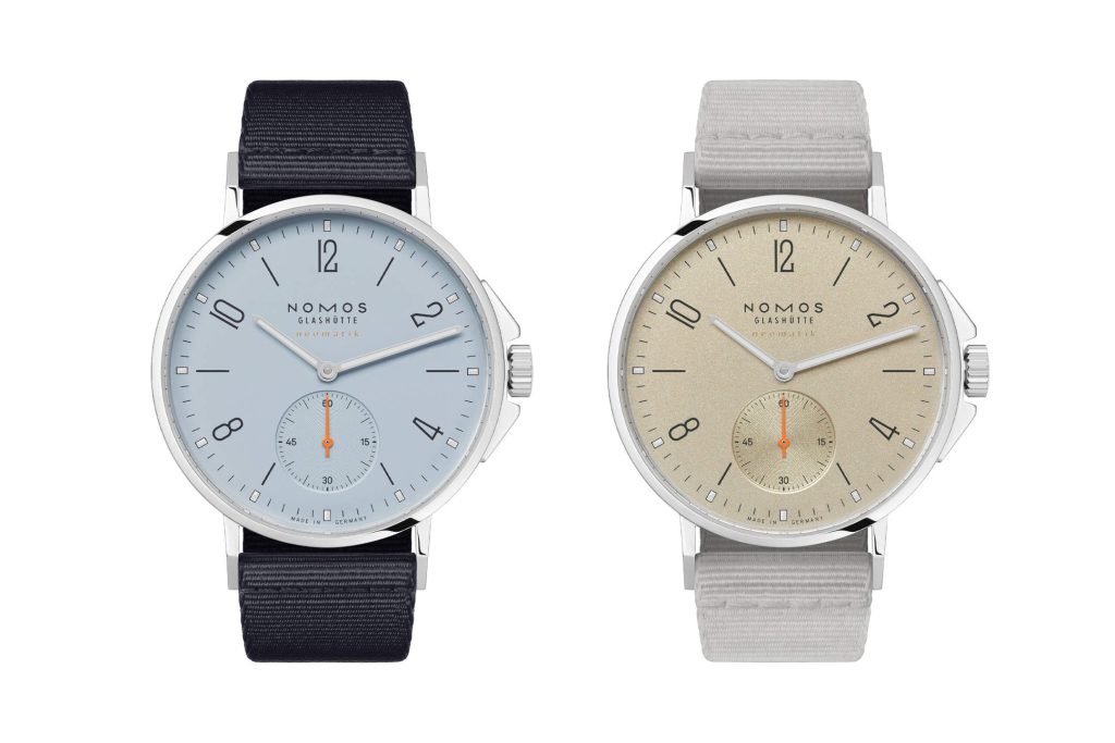 NOMOS Ahoi neomatik Sky and Sand - summer hues, serious watchmaking