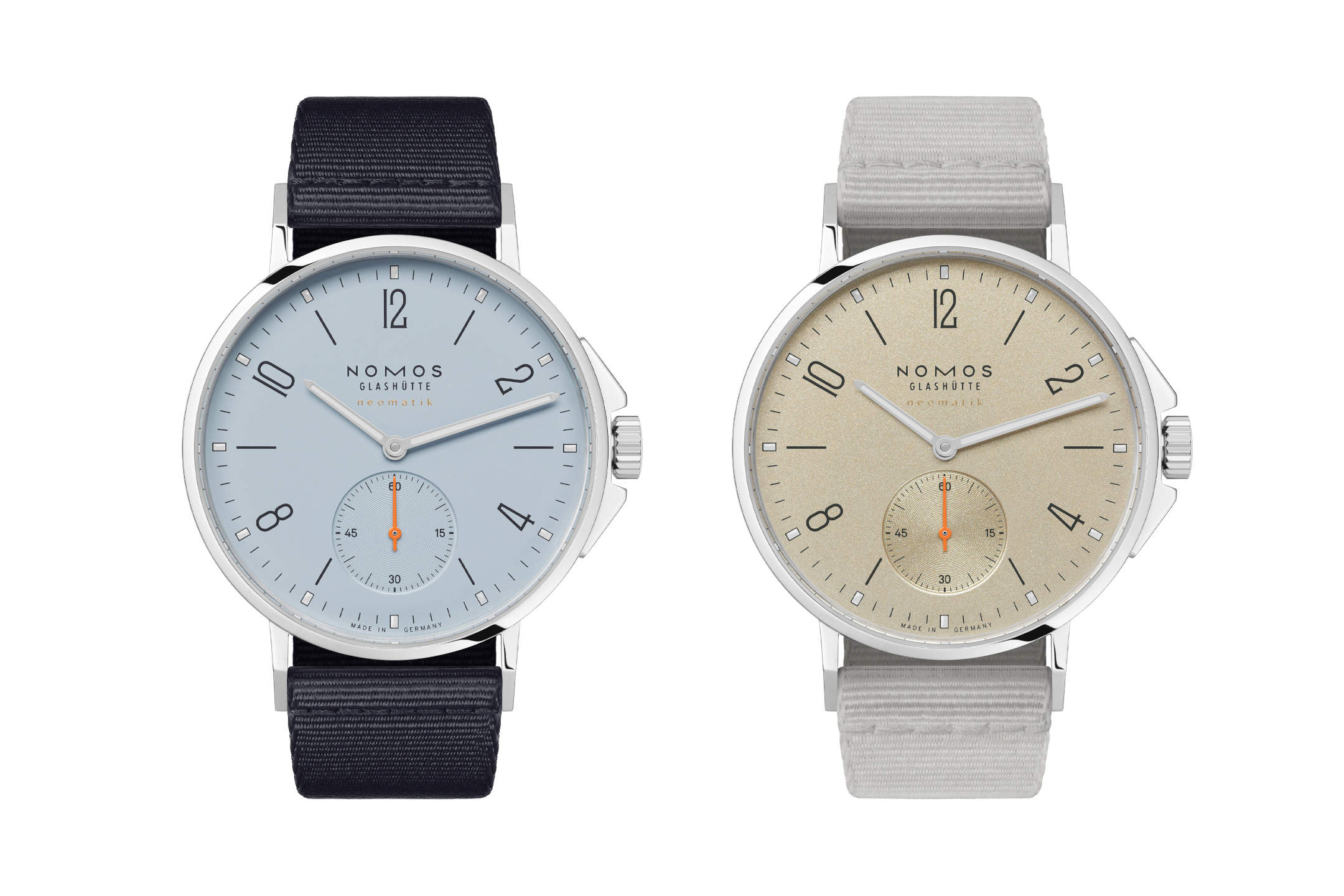 NOMOS Ahoi neomatik Sky and Sand - summer hues, serious watchmaking