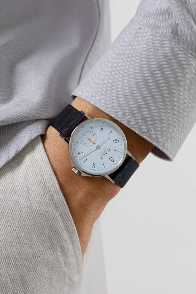 NOMOS Ahoi neomatik Sky and Sand - summer hues, serious watchmaking