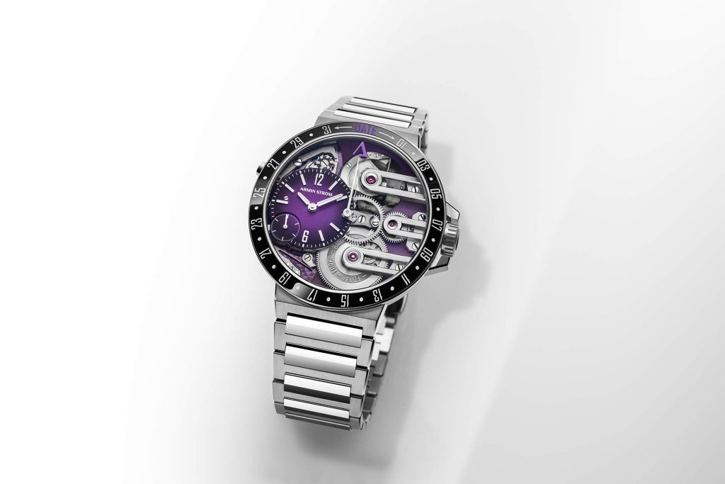 “Orbit Midnight Purple” - Armin Strom’s date-on-demand glows darker