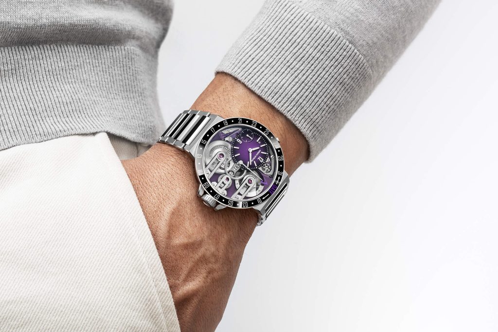 “Orbit Midnight Purple” - Armin Strom’s date-on-demand glows darker