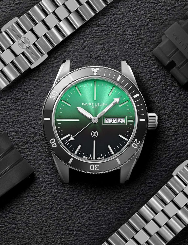 Favre Leuba Deep Raider Day Date – a measured splash of gradient and utility