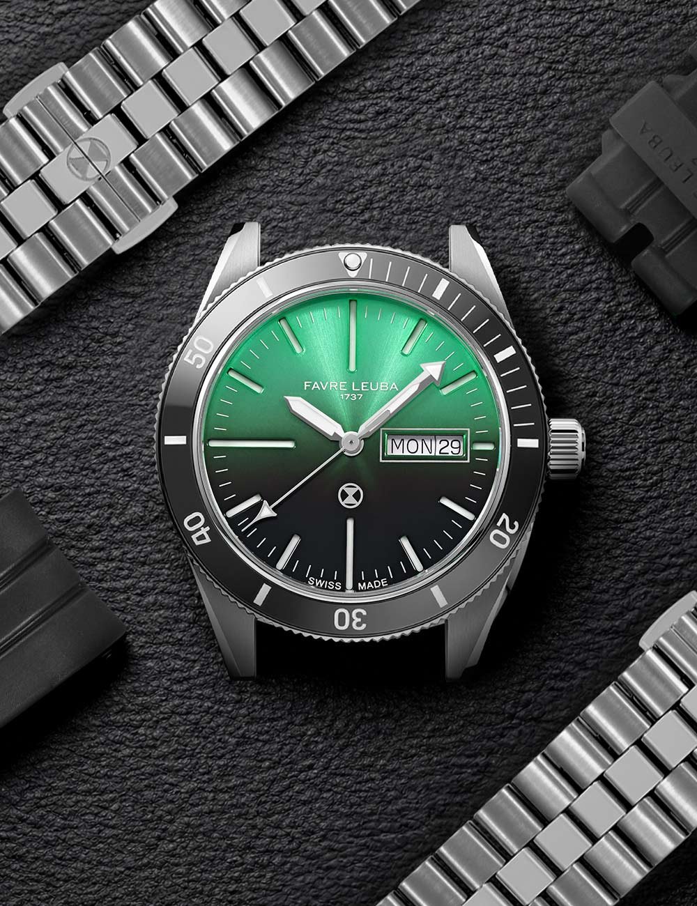 Favre Leuba Deep Raider Day Date – a measured splash of gradient and utility